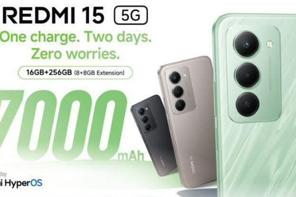 Redmi 15 5G ra mắt: Pin 7000mAh, màn hình 144Hz, giá hấp dẫn