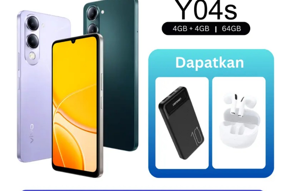 Vivo Y04s ra mắt: Pin 5500mAh, màn hình 90Hz, bền chuẩn quân đội, giá hấp dẫn