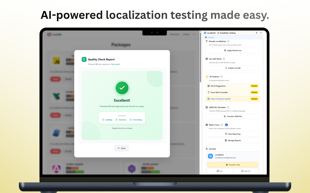 Translation Interface
