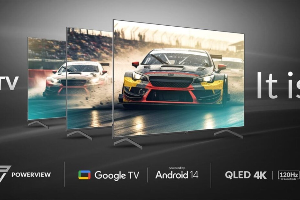Ra Mắt TV Akai PowerView Series: Google TV 4K QLED Giá Cực Hấp Dẫn, Từ 13.990 Rupee