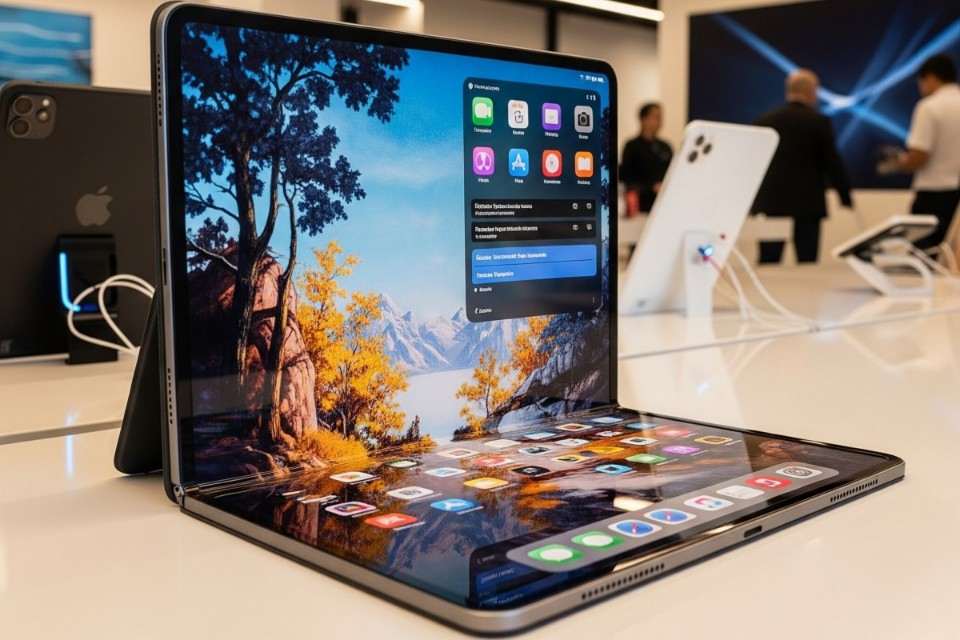 Tin đồn: iPad màn hình gập của Apple có thể bị hoãn ra mắt đến năm 2027