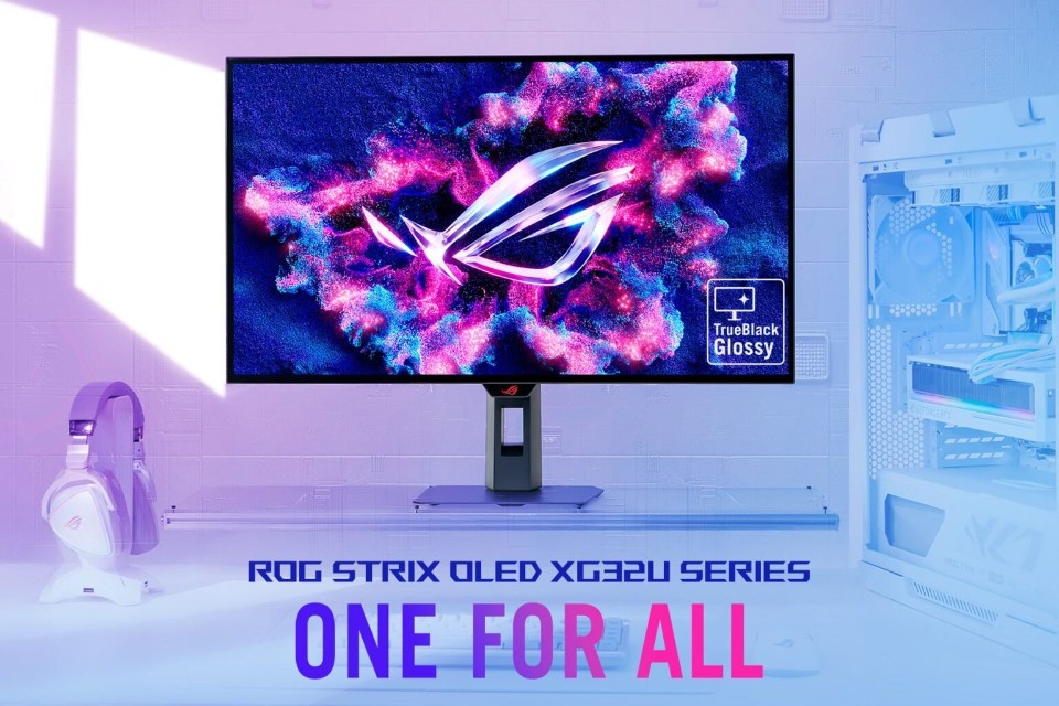 asus-ASUS ROG ra mắt màn hình gaming 4K WOLED 32 inch, hỗ trợ tần số quét 480Hz cực khủngrog-debuts-first-4k-woled-gaming-monitors-1