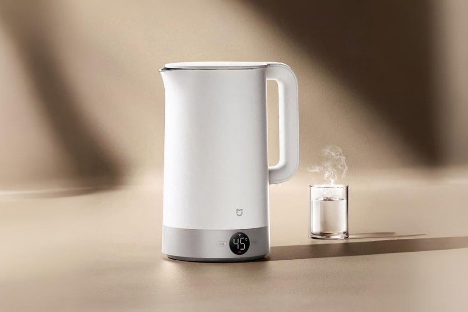 Ấm đun nước Xiaomi Mijia Thermostatic Electric Kettle 3 Pro ra mắt: Màn hình LED, giữ nhiệt 24h, giá từ 950.000 VNĐ