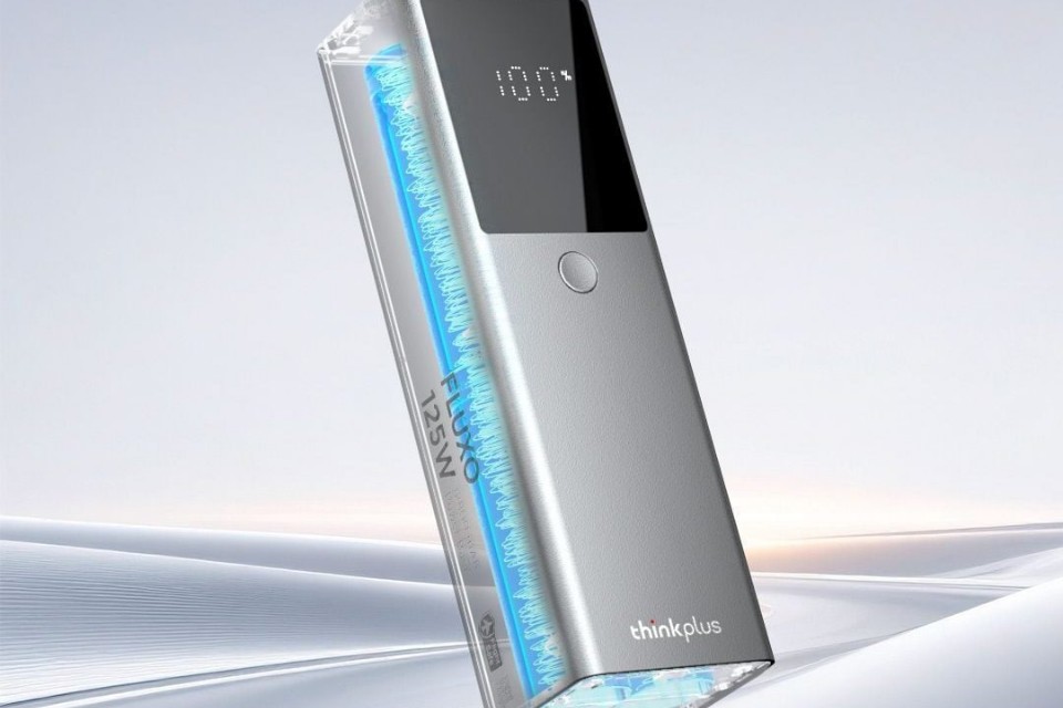 Lenovo ra mắt sạc dự phòng 125W giá rẻ, sạc đầy laptop trong tích tắc